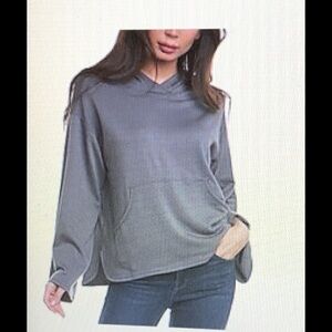 Max Studio Fleece-lined Hoodie Sz M. NWT